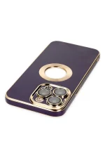 Newface iPhone 14 Pro Kılıf Store Silikon - Derin Mor - Görsel 4