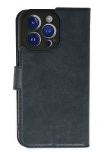 Newface iPhone 14 Pro Kılıf Trend S Plus Kapaklı Kılıf - Lacivert - Görsel 2