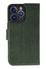 Newface iPhone 14 Pro Kılıf Trend S Plus Kapaklı Kılıf - Yeşil - Görsel 2