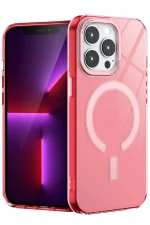 Newface iPhone 14 Pro Kılıf Troy Magsafe Kapak - Pembe