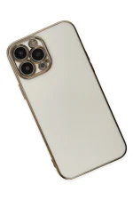 Newface iPhone 14 Pro Kılıf Volet Silikon - Beyaz - Görsel 3