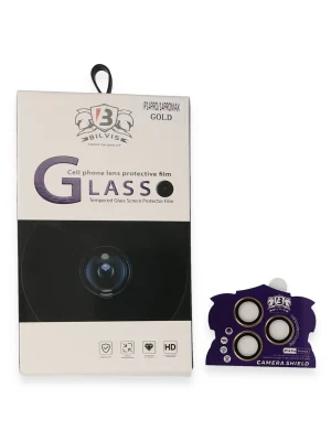 Newface iPhone 14 Pro Max Bilvis Titan Kamera Lens - Gold