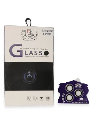 Newface iPhone 14 Pro Max Bilvis Titan Kamera Lens - Gümüş