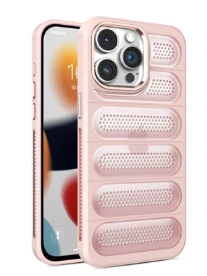 Newface iPhone 14 Pro Max Kılıf Airmax Silikon Kapak - Pembe