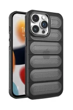 Newface iPhone 14 Pro Max Kılıf Airmax Silikon Kapak - Siyah