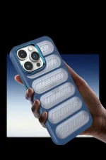 Newface iPhone 14 Pro Max Kılıf Airmax Silikon Kapak - Titan Gri - Görsel 3