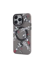 Newface iPhone 14 Pro Max Kılıf Apollo Magneticsafe Desenli Kapak - Apollo Siyah - 3 - Görsel 2