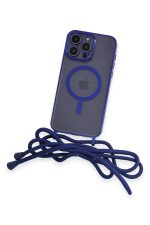 Newface iPhone 14 Pro Max Kılıf Divo Lazer Askılı Magsafe Kapak - Açık Yeşil - Görsel 3