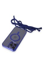 Newface iPhone 14 Pro Max Kılıf Divo Lazer Askılı Magsafe Kapak - Açık Yeşil - Görsel 5