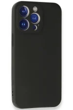 Newface iPhone 14 Pro Max Kılıf First Silikon - Siyah - Görsel 3