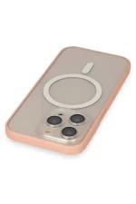 Newface iPhone 14 Pro Max Kılıf Grand Magneticsafe Kapak - Pembe - Görsel 3