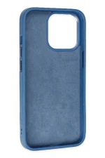 Newface iPhone 14 Pro Max Kılıf King Kapak - Açık Mavi-Lacivert - Görsel 4