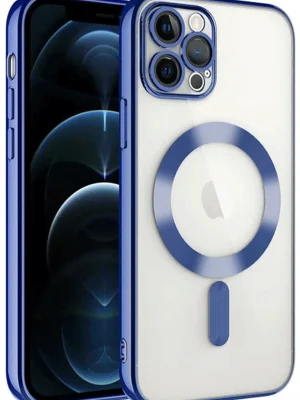 Newface iPhone 14 Pro Max Kılıf Kross Magneticsafe Kapak - Lacivert