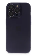 Newface iPhone 14 Pro Max Kılıf Luko Lens Silikon - Derin Mor