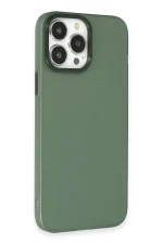 Newface iPhone 14 Pro Max Kılıf Modos Metal Kapak - Koyu Yeşil - Görsel 2