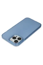 Newface iPhone 14 Pro Max Kılıf Modos Metal Kapak - Mavi - Görsel 4