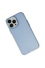 Newface iPhone 14 Pro Max Kılıf Modos Metal Kapak - Mavi - Görsel 5