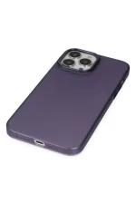 Newface iPhone 14 Pro Max Kılıf Modos Metal Kapak - Mor - Görsel 4