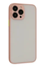 Newface iPhone 14 Pro Max Kılıf Montreal Silikon Kapak - Pembe - Görsel 2