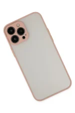 Newface iPhone 14 Pro Max Kılıf Montreal Silikon Kapak - Pembe - Görsel 3