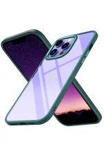 Newface iPhone 14 Pro Max Kılıf Power Silikon - Koyu Yeşil