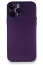 Newface iPhone 14 Pro Max Kılıf PP Ultra İnce Kapak - Mor