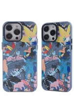 Newface iPhone 14 Pro Max Kılıf Prada Desenli Kapak - Prada Pembe - 1 - Görsel 3