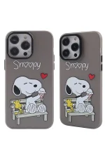 Newface iPhone 14 Pro Max Kılıf Prada Desenli Kapak - Prada Siyah - 2 - Görsel 3