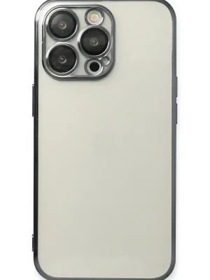 Newface iPhone 14 Pro Max Kılıf Razer Lensli Silikon - Siyah