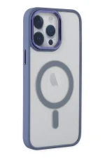 Newface iPhone 14 Pro Max Kılıf Room Magneticsafe Silikon - Sierra Blue