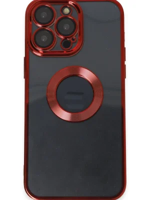 Newface iPhone 14 Pro Max Kılıf Slot Silikon - Kırmızı