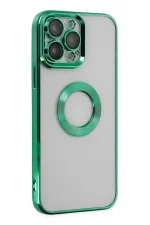 Newface iPhone 14 Pro Max Kılıf Slot Silikon - Köknar Yeşili - Görsel 2