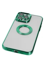 Newface iPhone 14 Pro Max Kılıf Slot Silikon - Köknar Yeşili - Görsel 4