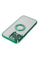 Newface iPhone 14 Pro Max Kılıf Slot Silikon - Köknar Yeşili - Görsel 5