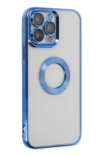 Newface iPhone 14 Pro Max Kılıf Slot Silikon - Mavi - Görsel 2