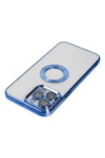 Newface iPhone 14 Pro Max Kılıf Slot Silikon - Mavi - Görsel 5