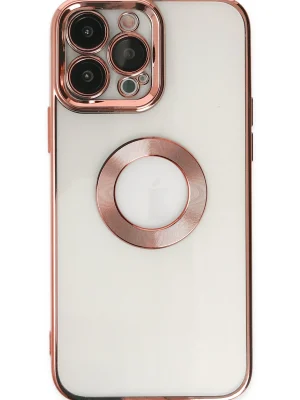 Newface iPhone 14 Pro Max Kılıf Slot Silikon - Rose Gold