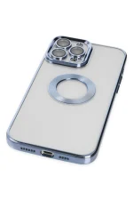 Newface iPhone 14 Pro Max Kılıf Slot Silikon - Sierra Blue - Görsel 4