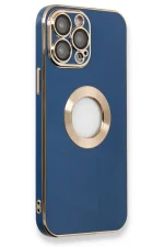 Newface iPhone 14 Pro Max Kılıf Store Silikon - Mavi