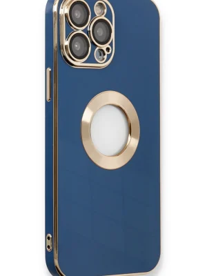 Newface iPhone 14 Pro Max Kılıf Store Silikon - Mavi