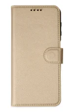 Newface iPhone 14 Pro Max Kılıf Trend S Plus Kapaklı Kılıf - Gold - Görsel 3