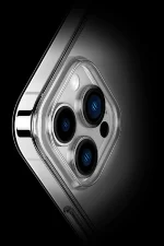 Newface iPhone 14 Pro Max Kılıf Tron Şeffaf Magsafe Kapak - Mavi - Görsel 6