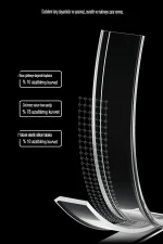 Newface iPhone 14 Pro Max Kılıf Tron Şeffaf Magsafe Kapak - Mavi - Görsel 7