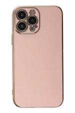 Newface iPhone 14 Pro Max Kılıf Volet Silikon - Pembe - Görsel 2