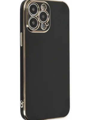 Newface iPhone 14 Pro Max Kılıf Volet Silikon - Siyah