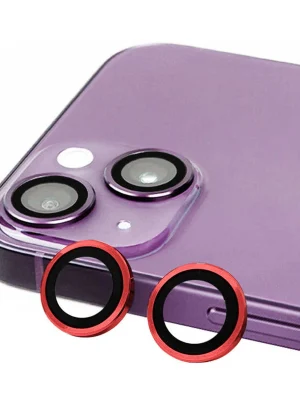 Newface iPhone 14 Raze Metal Kamera Lens - Kırmızı