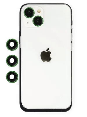 Newface iPhone 14 Shine Kamera Lens - Yeşil