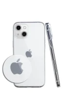 Newface iPhone 15 Kılıf Lüx Şeffaf Silikon - Görsel 2