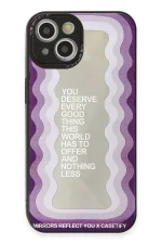 Newface iPhone 15 Kılıf Mirror Desenli Kapak - Mirror - 5 - Görsel 2