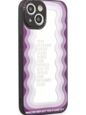 Newface iPhone 15 Kılıf Mirror Desenli Kapak - Mirror - 5